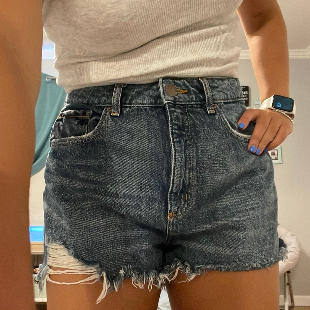 Garage denim shorts